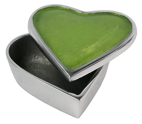 Aluminium Green Heart Box